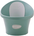 Shnuggle Bath in Green Eucalyptus on a white background