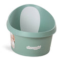 Shnuggle Toddler Bath in Green on a white background