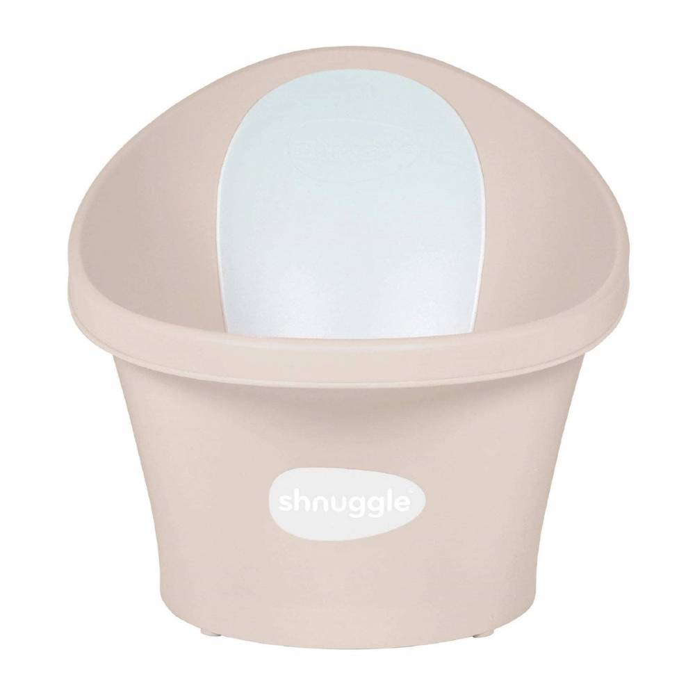 Shnuggle Bath in Taupe on a white background