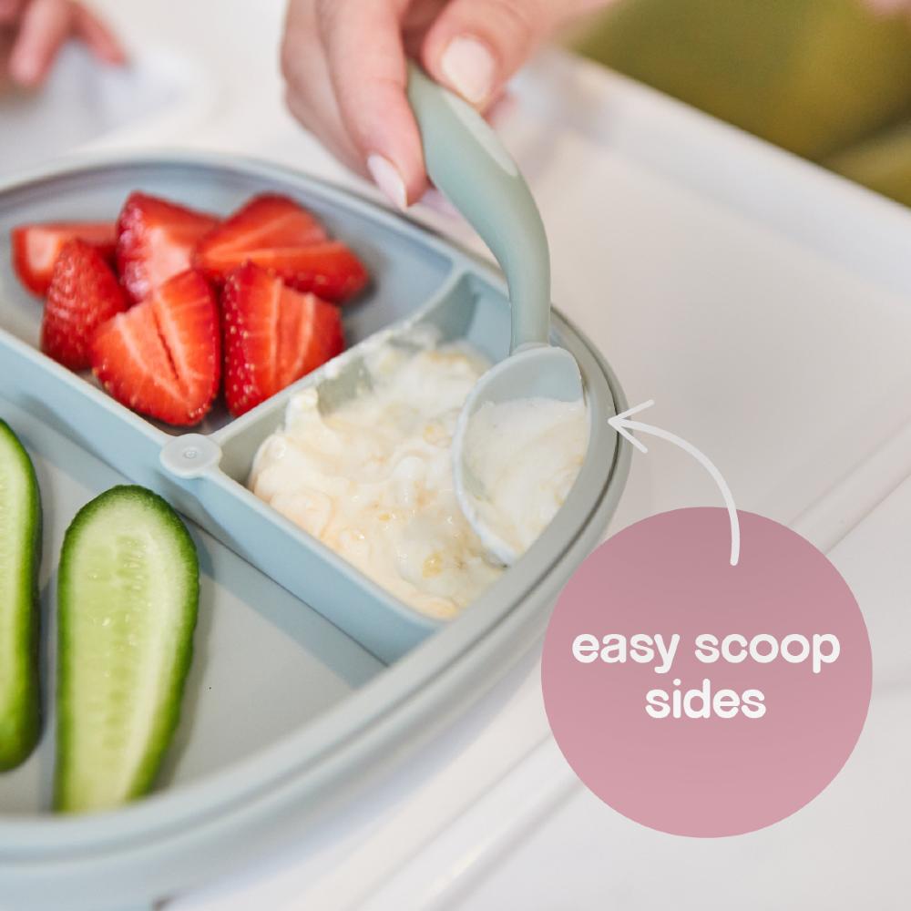2 in 1 Suction Plate - Sage