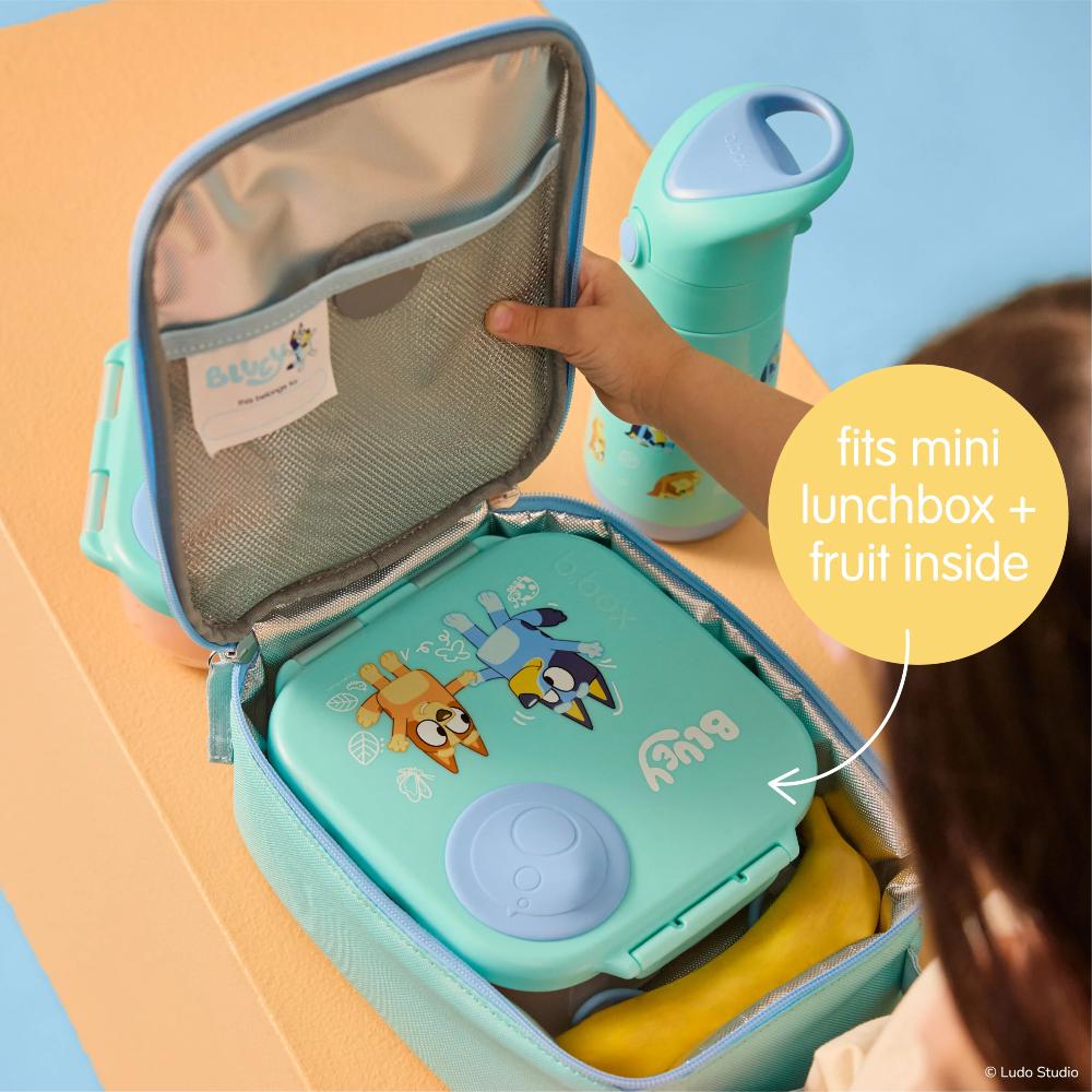 Insulated Lunch Bag Mini - Bluey - Teal