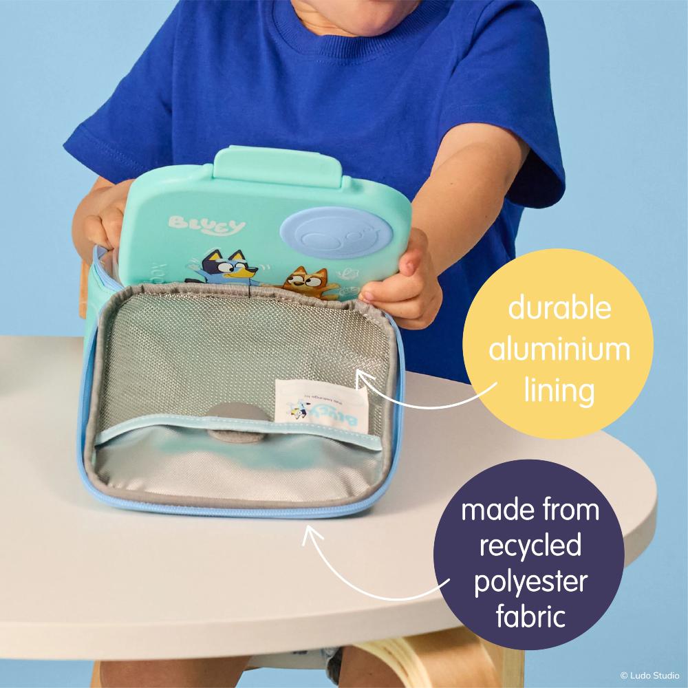 Insulated Lunch Bag Mini - Bluey - Teal