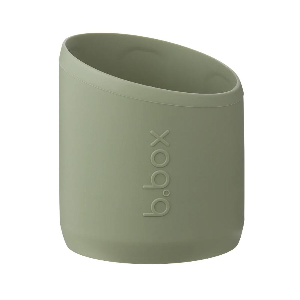 Green bumper with 'b.box' branding on a white background
