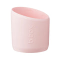 Pink drink bottle bumper with 'b.box' branding on a white background