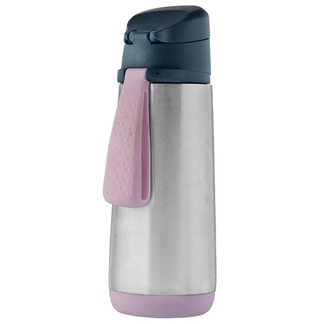 Insulated Sport Spout Bottle - Indigo Rose