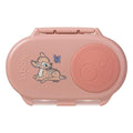 A brown snackbox with a Bambi image on the front. 