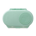 Mint green b.box snack box on a white background