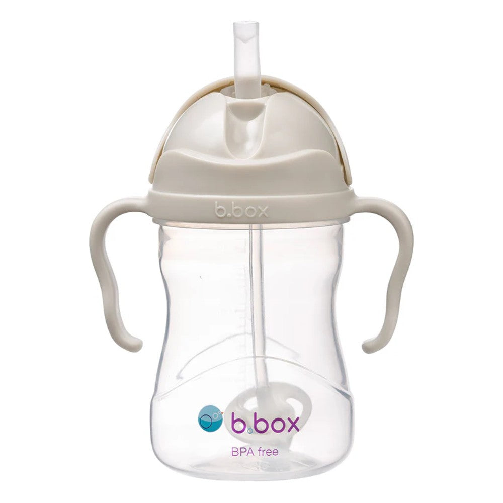 B.box sippy cup with handles and straw on a white background