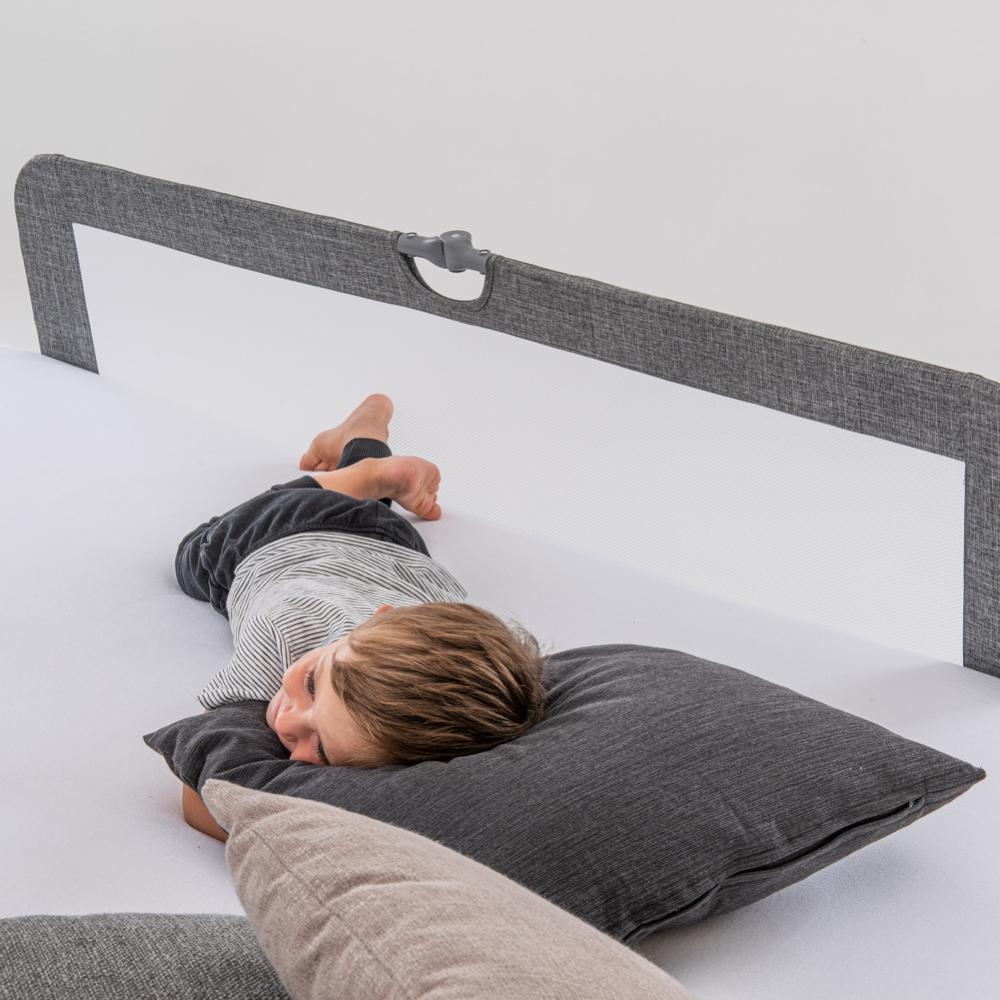 Sleep N Safe Plus XL Bed Guard - Melange Grey