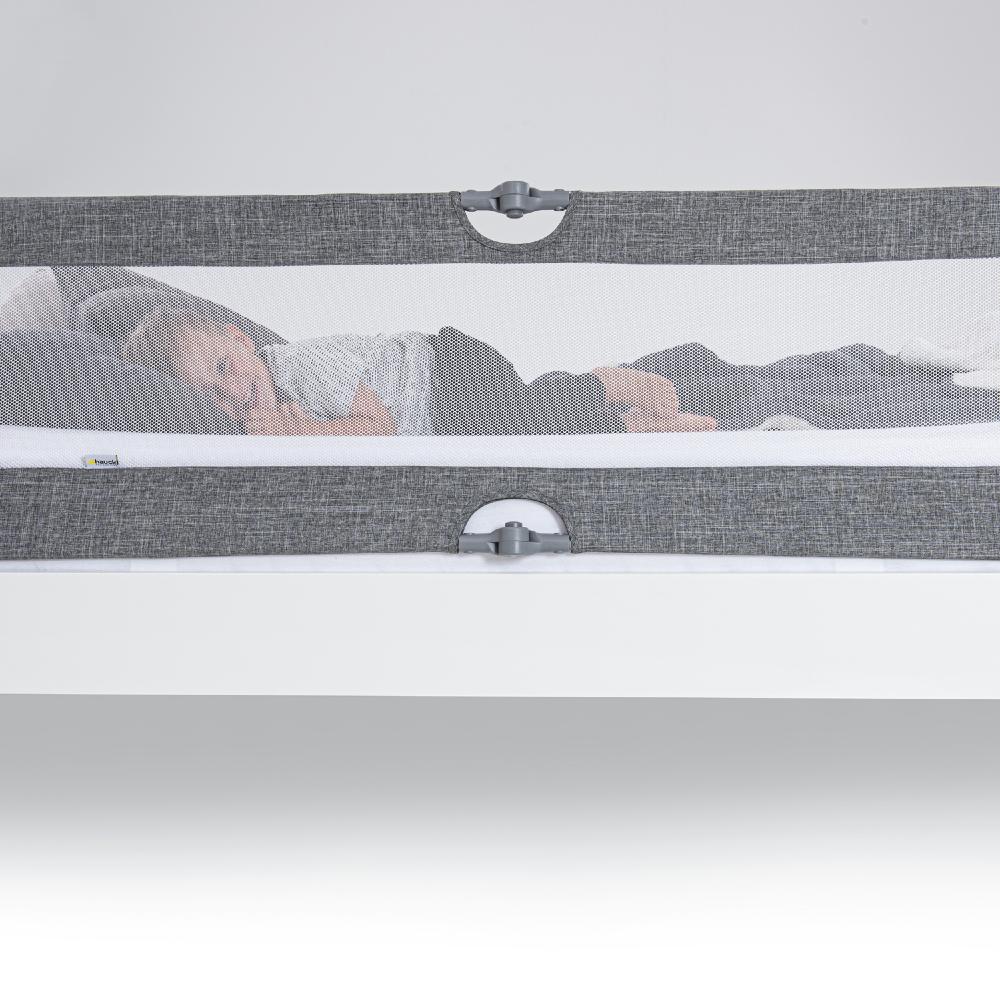 Sleep N Safe Plus XL Bed Guard - Melange Grey