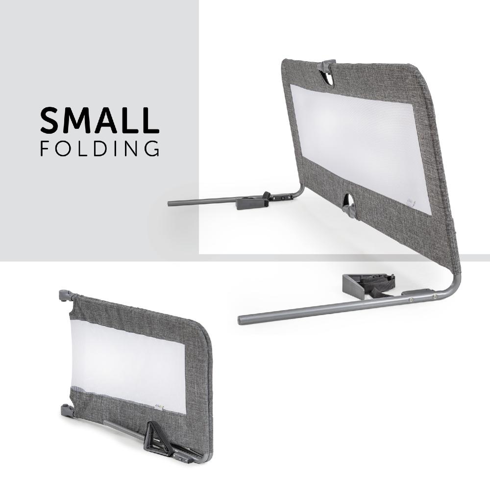 Sleep N Safe Plus XL Bed Guard - Melange Grey