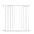 White gate on a white background