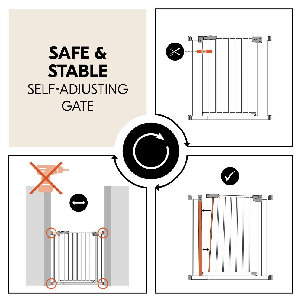 Open N Stop 2 Safety Gate - White