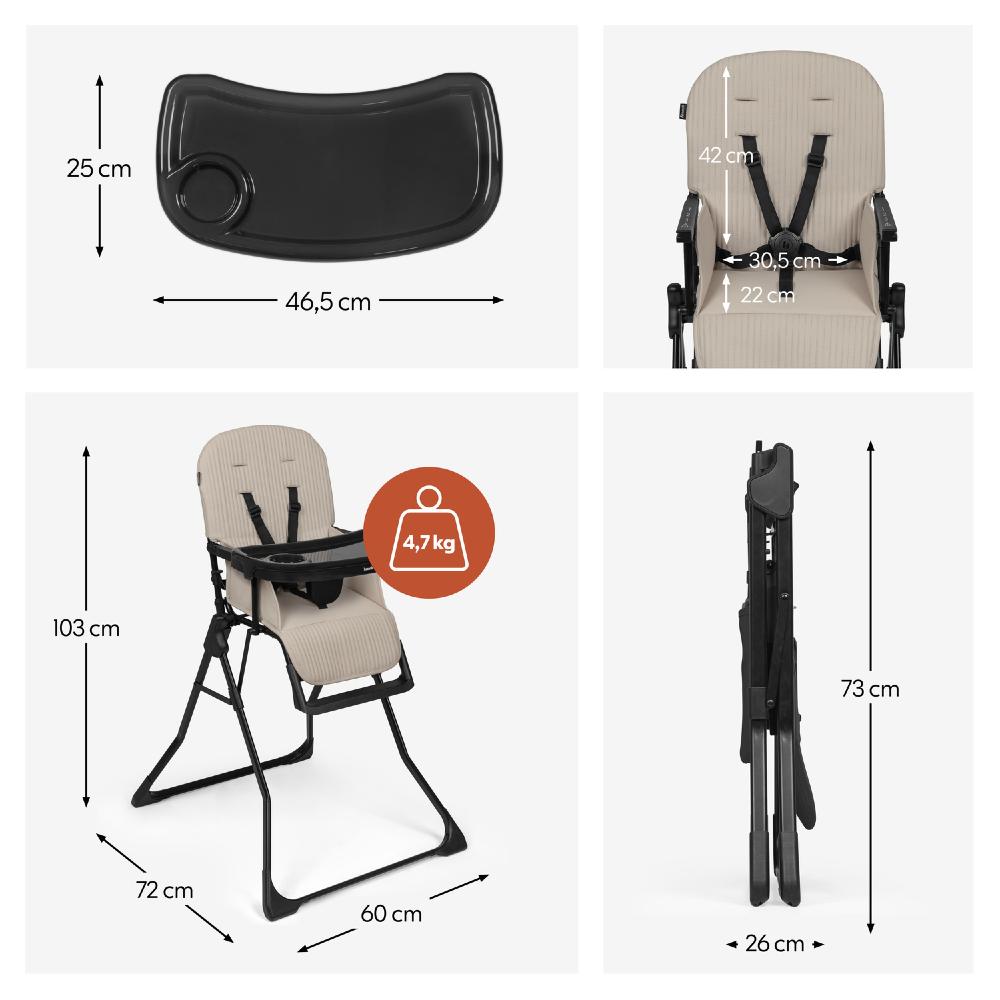 Sit N Go High Chair - Beige