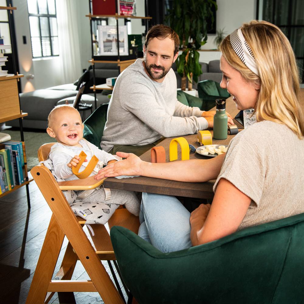 Alpha+ Wooden High Chair - Natural