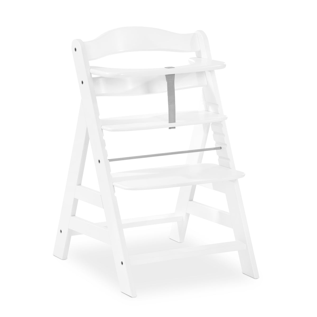 Alpha Wooden High Chair Tray - White