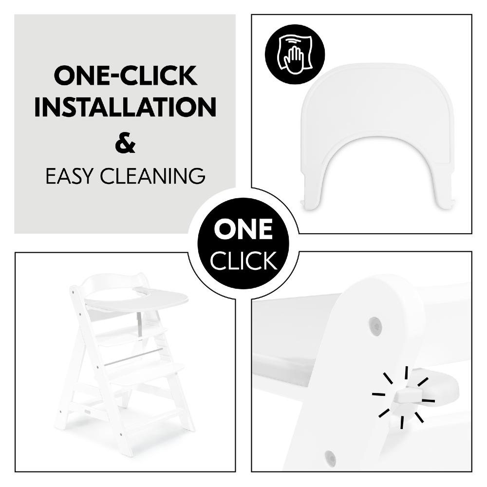 Alpha Click Tray - White