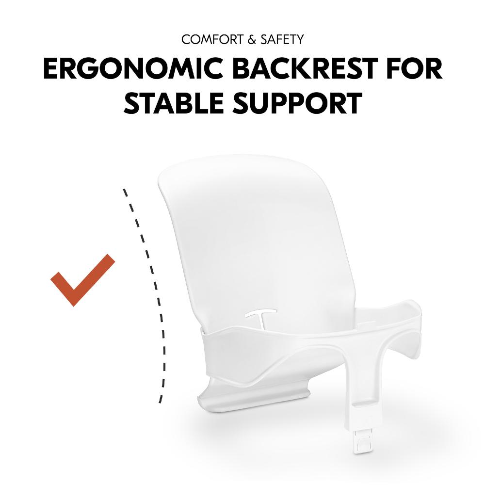 High Chair Baby Seat - White