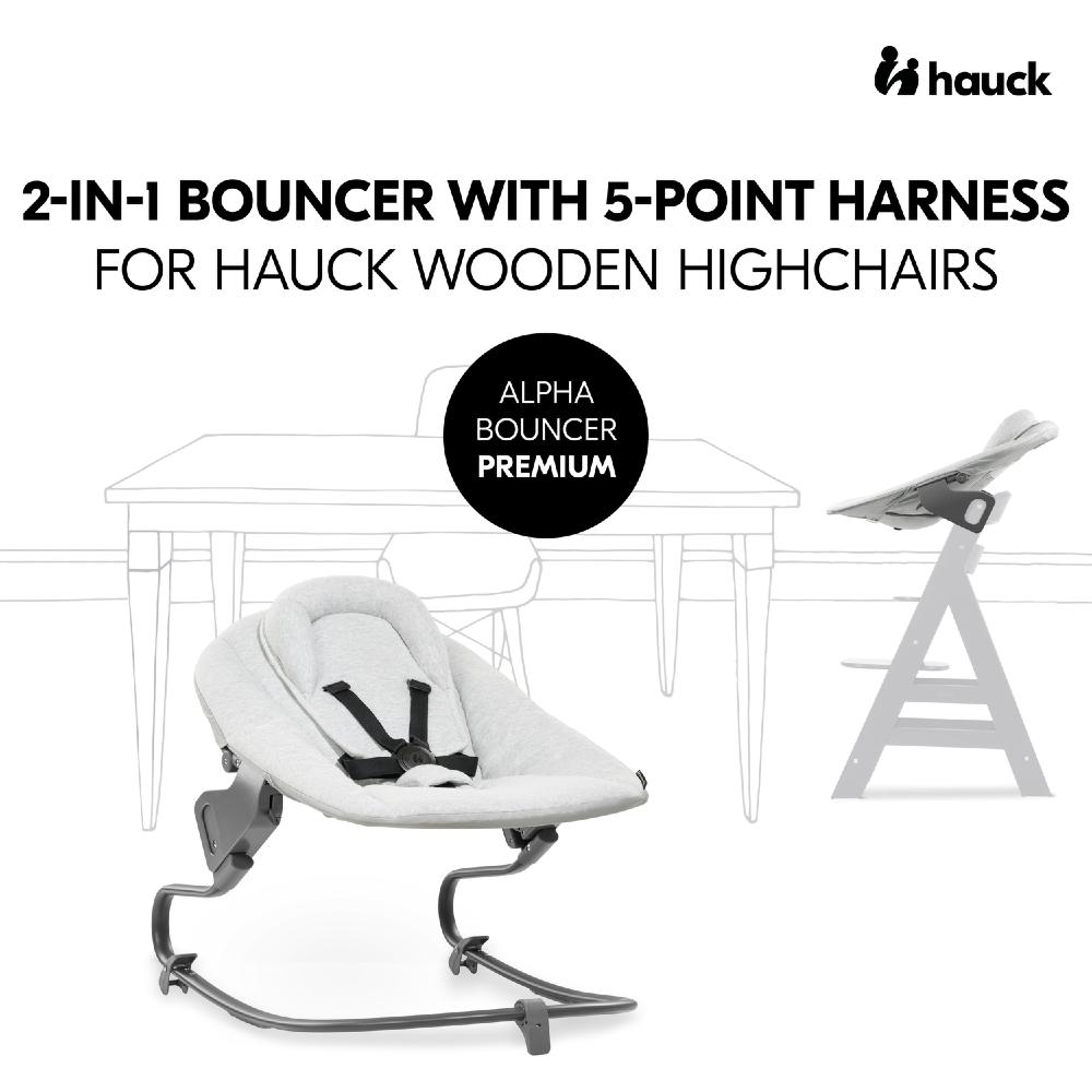 2-in-1 Alpha Bouncer Premium - Light Grey