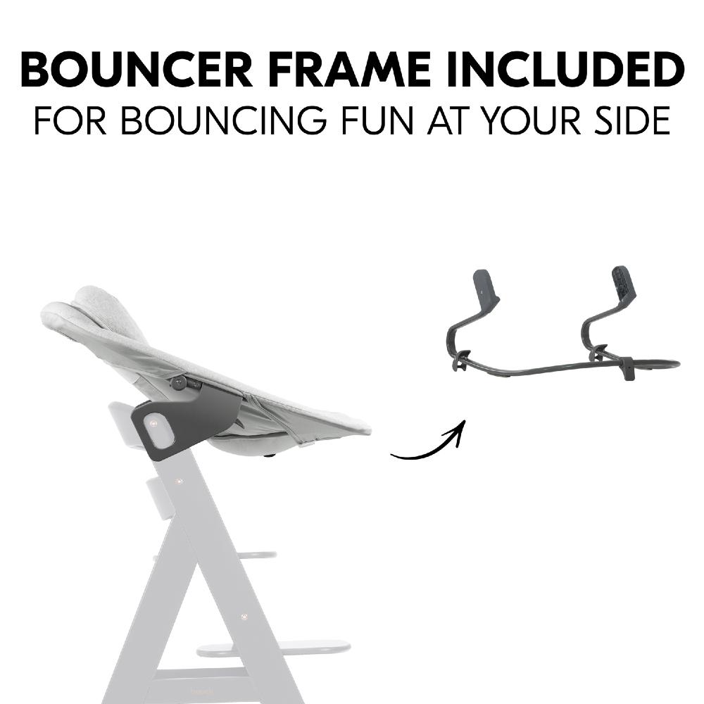 2-in-1 Alpha Bouncer Premium - Light Grey
