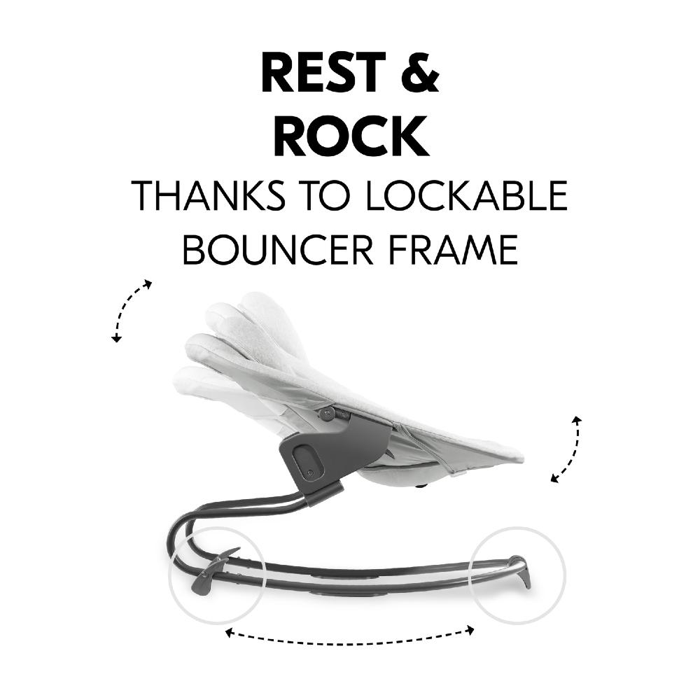 2-in-1 Alpha Bouncer Premium - Light Grey