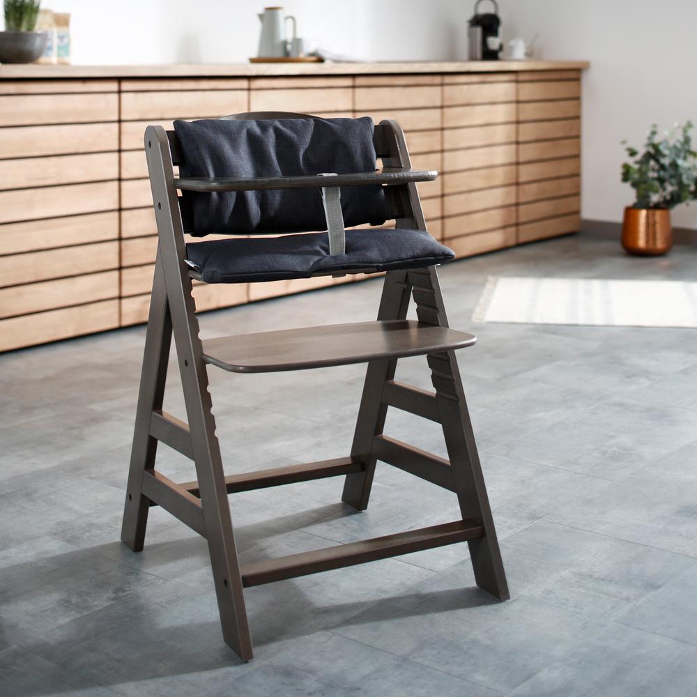 High Chair Pad Deluxe - Melange Charcoal
