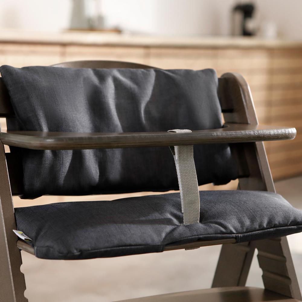 High Chair Pad Deluxe - Melange Charcoal