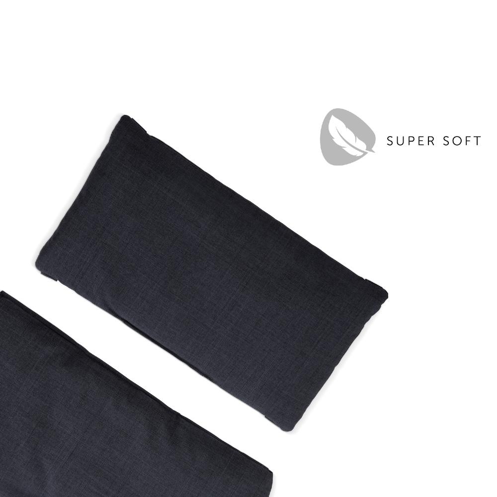 High Chair Pad Deluxe - Melange Charcoal