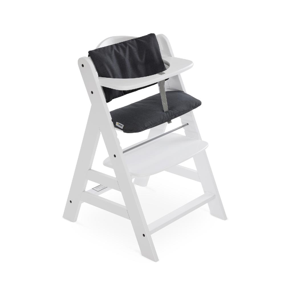 High Chair Pad Deluxe - Melange Charcoal