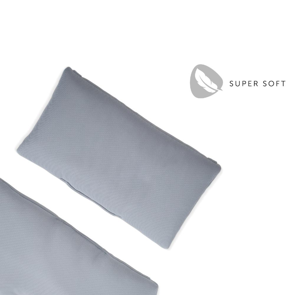 High Chair Pad Deluxe - Stretch Grey