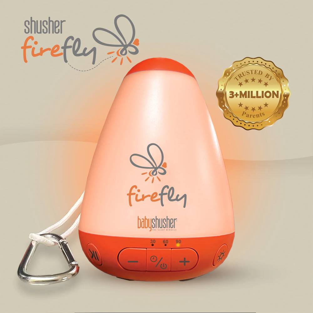 Shusher - Firefly Portable Sound Machine and Night Light