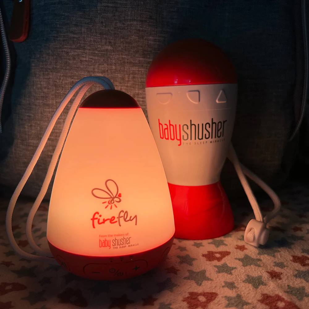 Shusher - Firefly Portable Sound Machine and Night Light