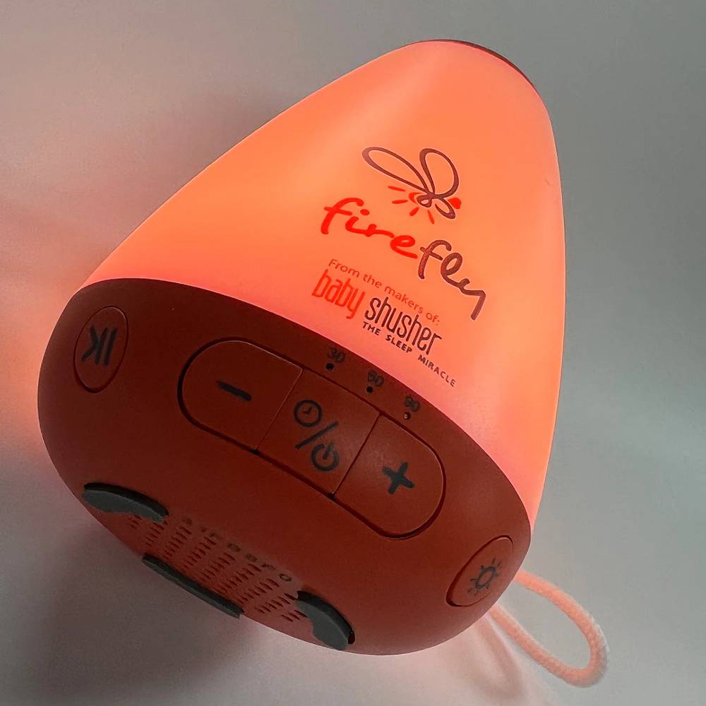 Shusher - Firefly Portable Sound Machine and Night Light