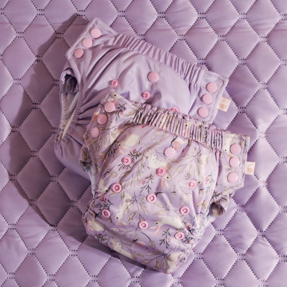 Straight Up Nappy Pants - Lilac