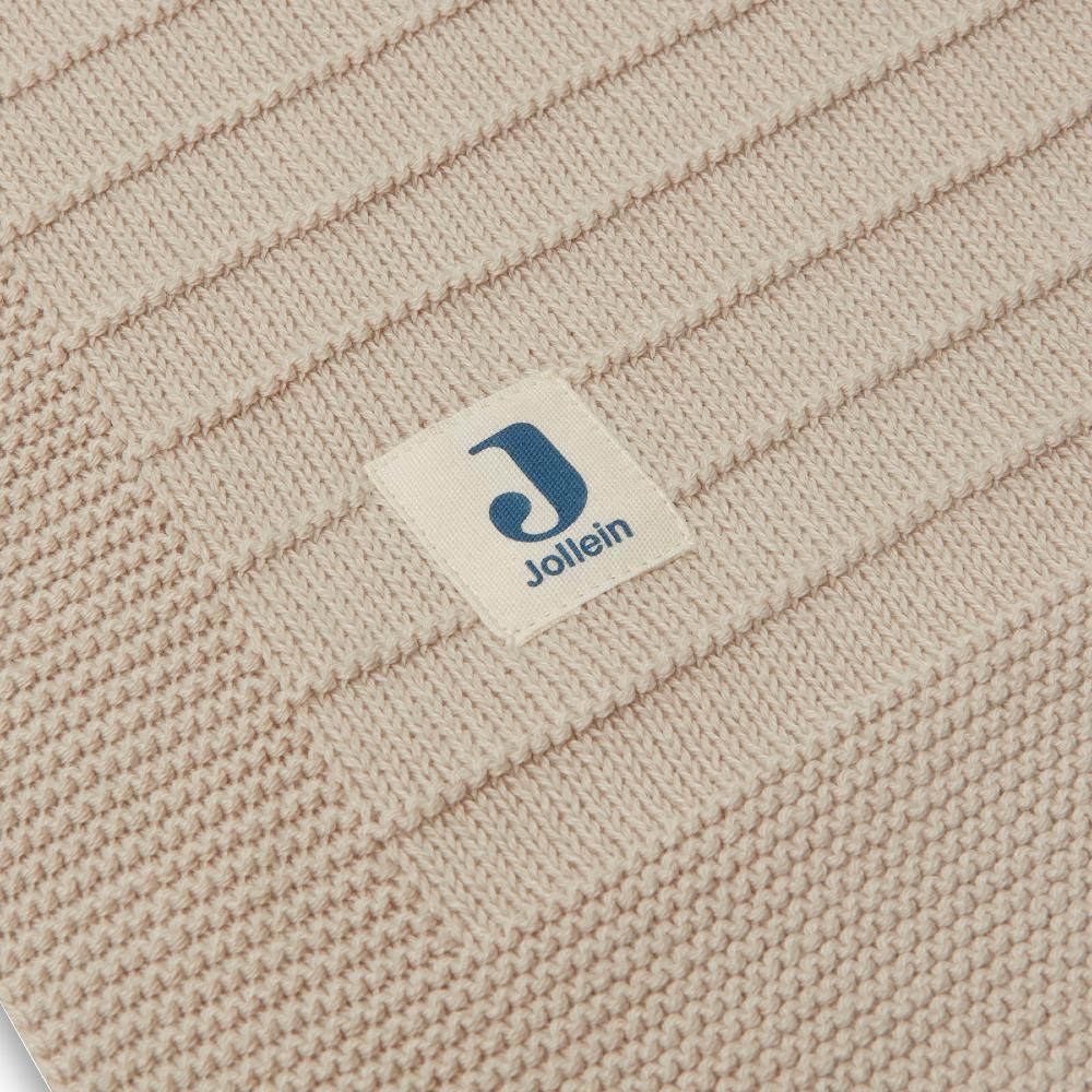 Pure Knit Organic Cotton Blanket - Nougat