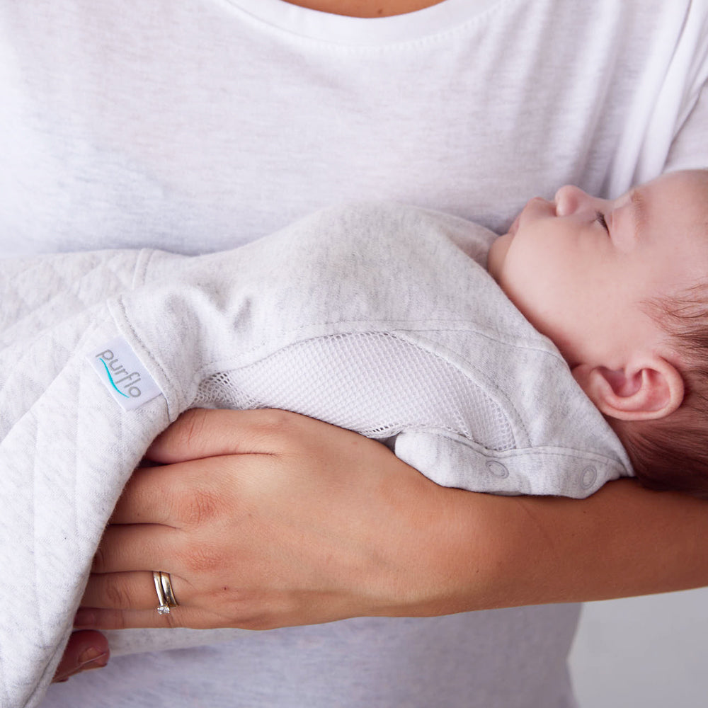 2.5 tog Swaddle to Sleep Bag - All Seasons - Minimal Grey