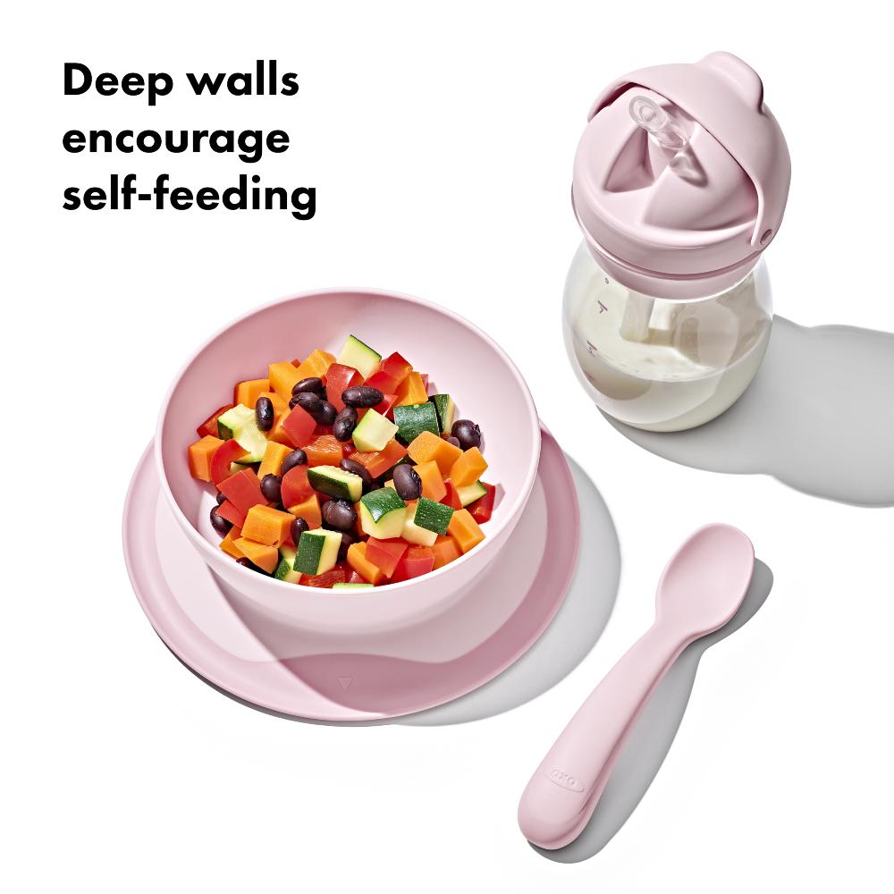 Stick & Stay Suction Bowl - Blossom Pink
