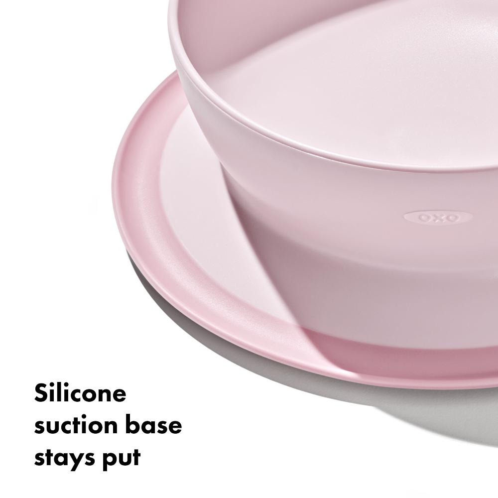 Stick & Stay Suction Bowl - Blossom Pink