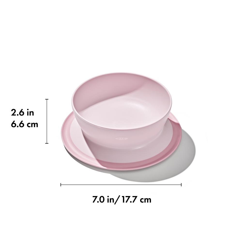 Stick & Stay Suction Bowl - Blossom Pink