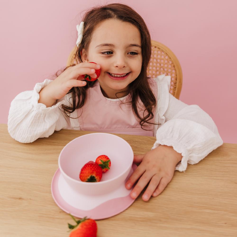 Stick & Stay Suction Bowl - Blossom Pink