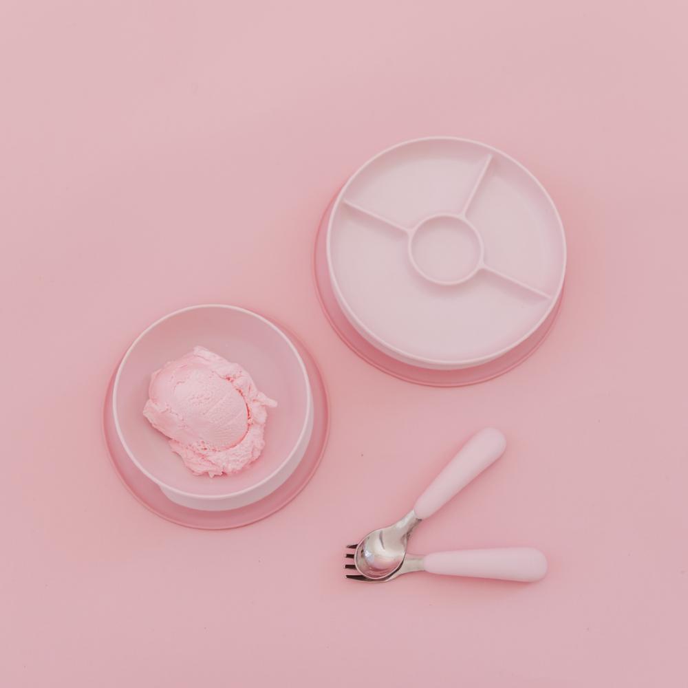 Stick & Stay Suction Bowl - Blossom Pink