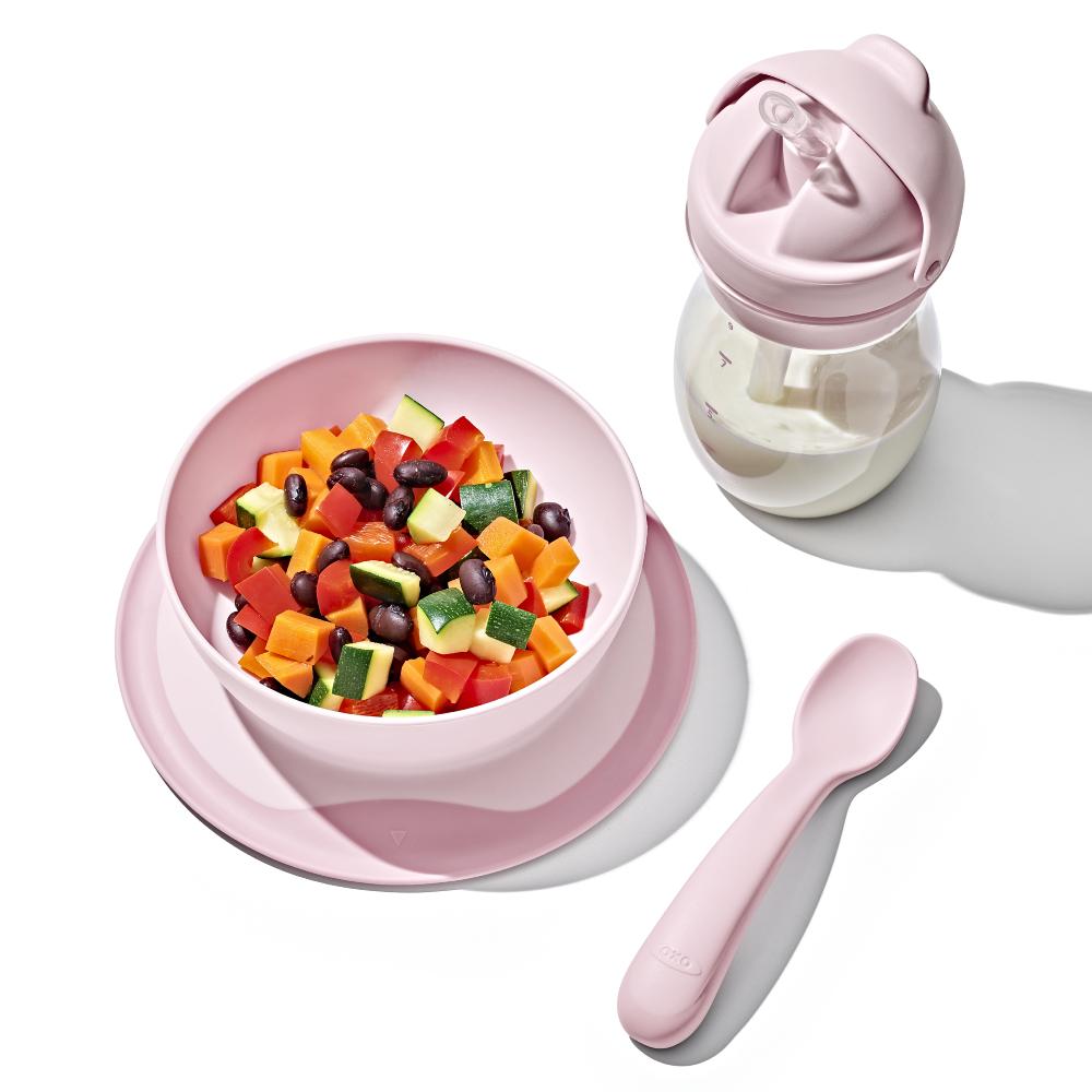 Stick & Stay Suction Bowl - Blossom Pink