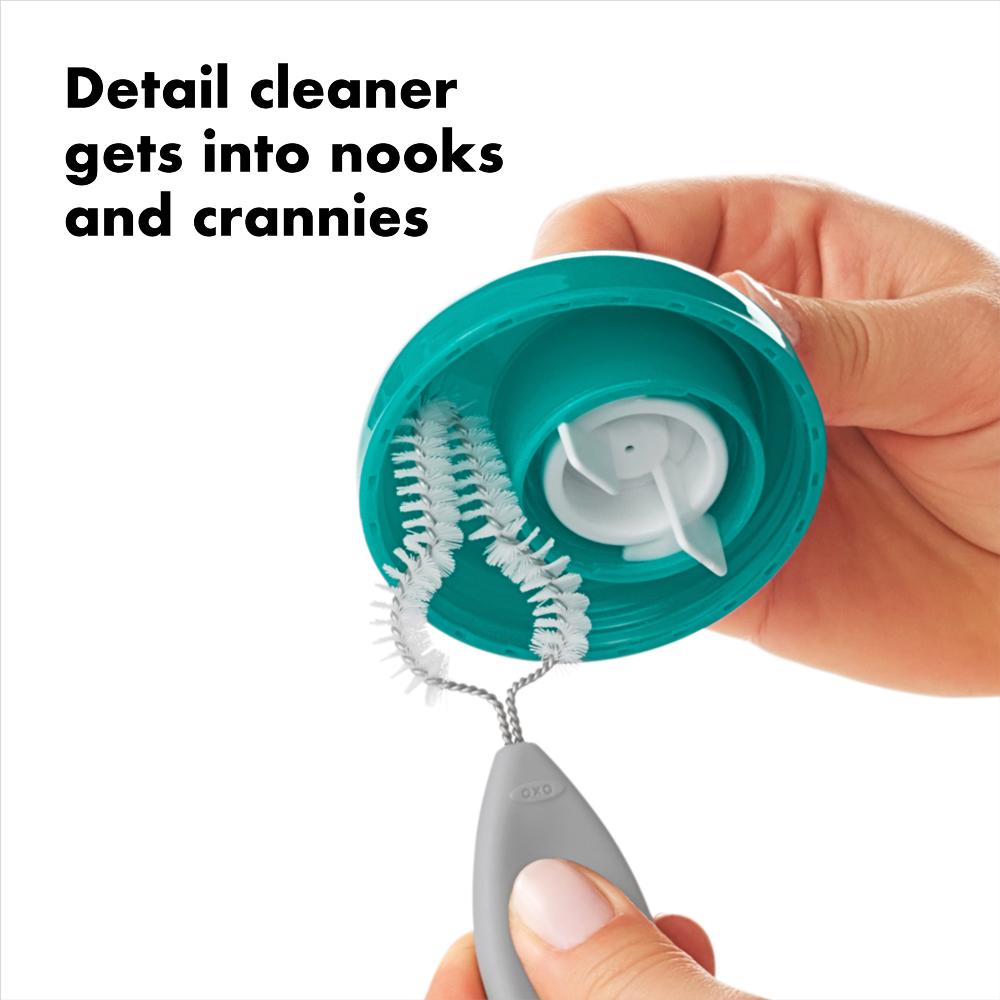 Water Bottle & Straw Cup Cleaning Set - Grey