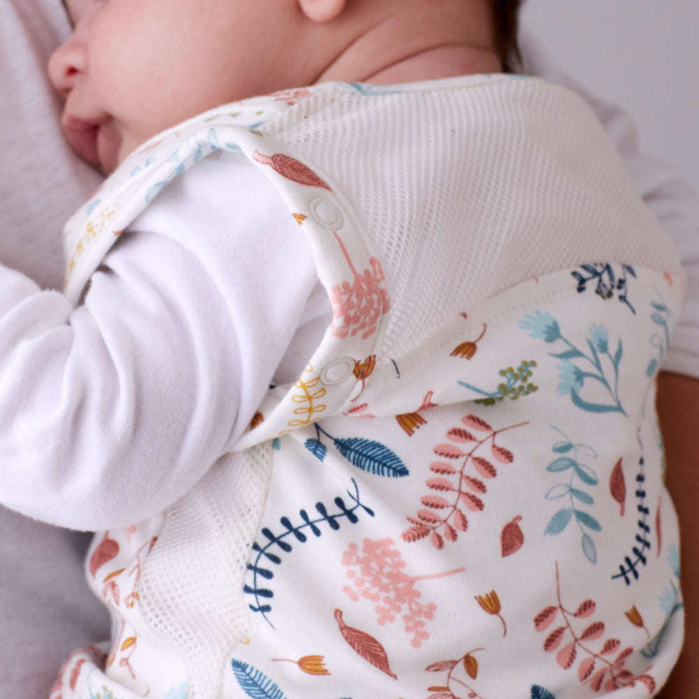2.5 tog Swaddle to Sleep Bag - All Seasons - Botanical
