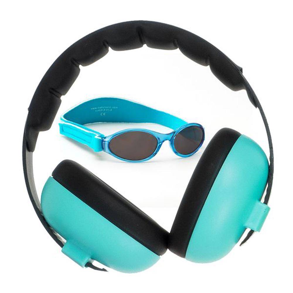 Mini Earmuffs Protection Set - Lagoon Aqua