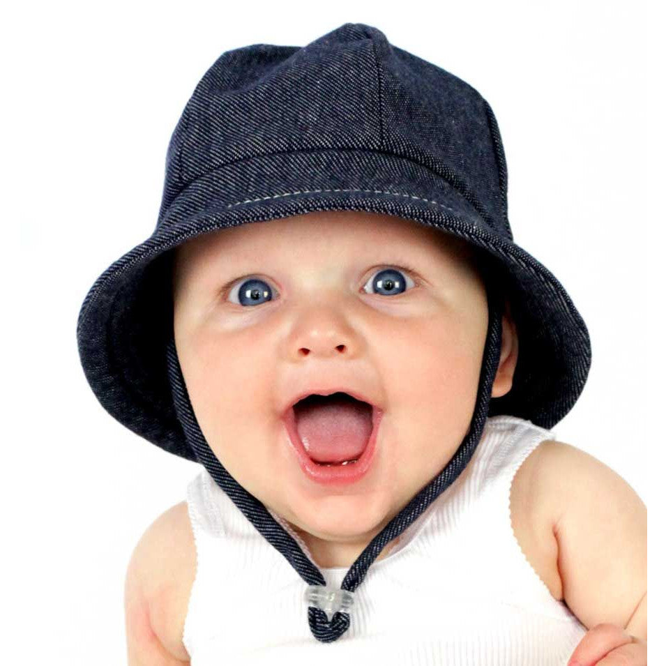 Toddler Bucket Sun Hat - Denim