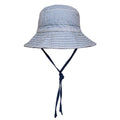 Explorer Classic Bucket Sun Hat - Charlie/Indigo on a white background