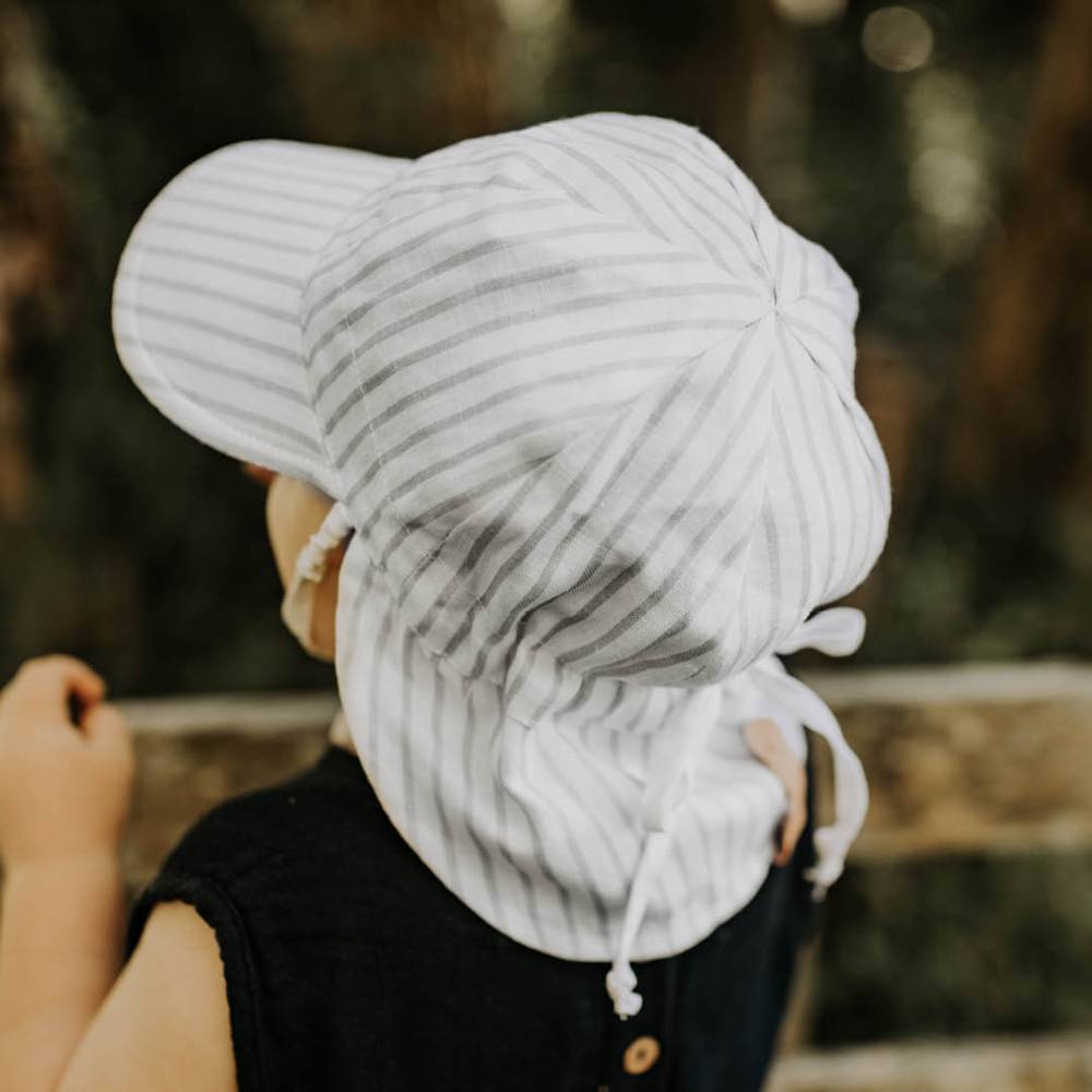 Lounger Legionnaire Reversible Flap Sun Hat - Finley/Blanc