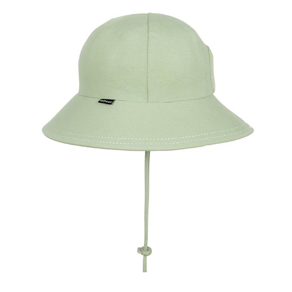 Ponytail Bucket Sun Hat - Khaki