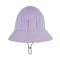 Ponytail Bucket Sun Hat - Lilac on a white background